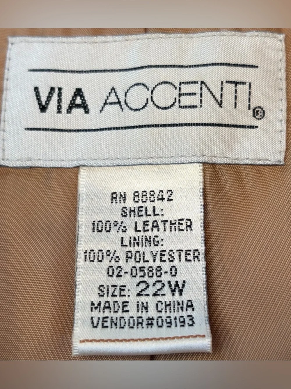 Via Accenti Fringe Suede Western Jacket in Tan with Turquoise & Beads, 22W - Picture 10 of 12